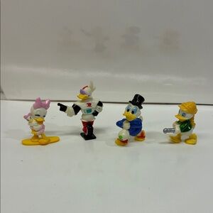 1991 Disney Duck Tales: Scrooge McDuck, Nephew Duck, Daisy And Gizmoduck